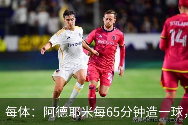 每体：阿德耶米每65分钟造一球，数据仅次亚马尔、拉菲尼亚